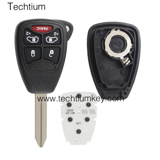 433Mhz 7941 chip FCCID-M3N5WY72XX (2004-2007) compatible with OHT692427AA (2006-2010) 4+1 button remote key for Chrylser